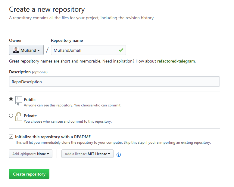 New Repository Information