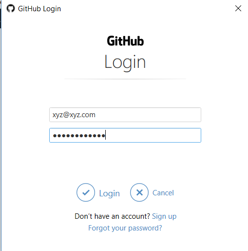 Github Login System